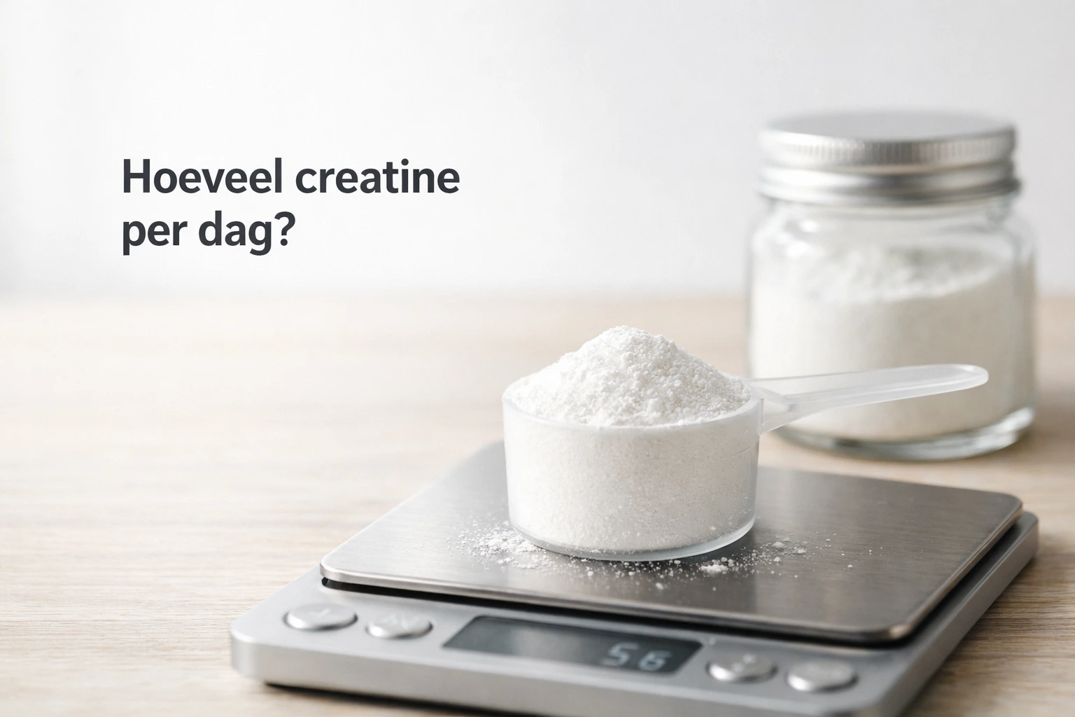 Hoeveel creatine per dag